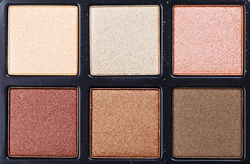 Image showing Top view of eye shadow