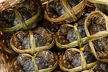 Image showing Group of Yangcheng lake crabs