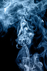 Image showing Smoke on black background