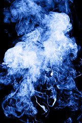 Image showing Smoke on the black background 