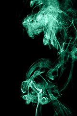 Image showing Green wave smoke