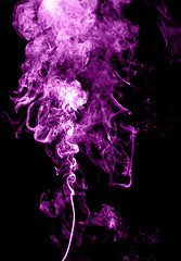 Image showing Purple smoke