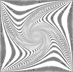 Image showing Dot spiral