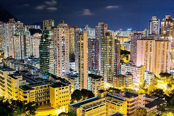 Image showing Hong Kong at night