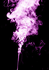 Image showing Pink smoke