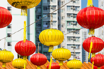 Image showing Chinese lanterns