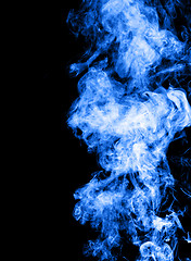 Image showing Smoke in blue color