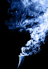 Image showing Blue smoke