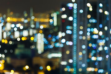 Image showing Blur cityscape