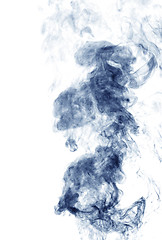 Image showing Smoke isolated on white background 