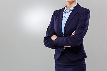 Image showing Businesswoman crossed arm
