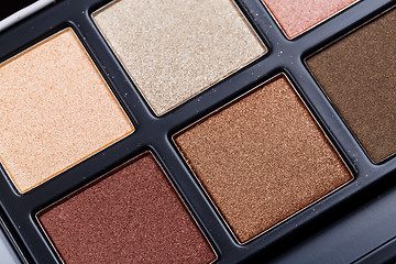 Image showing Palette of cosmetics 