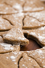 Image showing Christmas baking - gingerbreads