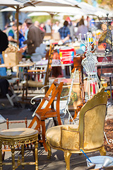 Image showing Sunday flea market.