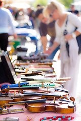 Image showing Sunday flea market.