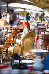 Image showing Sunday flea market.