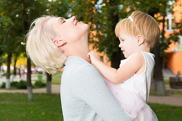 Image showing Portrait of a mother with her child