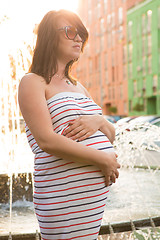 Image showing Beautiful pregnant woman