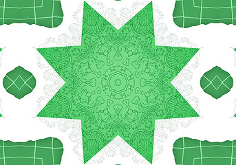 Image showing Abstract Kaleidoscope Background