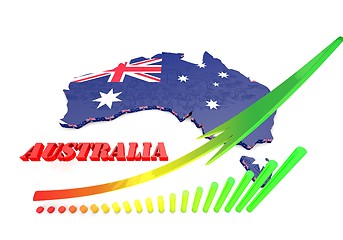 Image showing Illustration of Australia