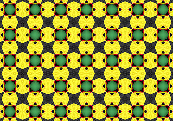Image showing Abstract Kaleidoscope Background