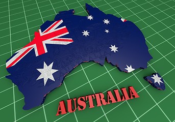 Image showing Illustration of Australia