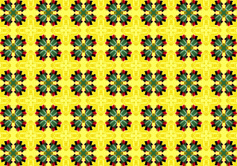 Image showing Abstract Kaleidoscope Background