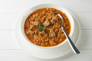 Image showing Cabbage stew- goulash