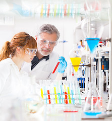 Image showing Health care professionals in lab.