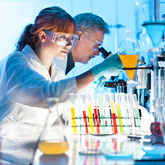 Image showing Health care professionals in lab.