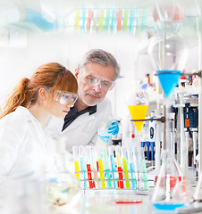 Image showing Health care professionals in lab.