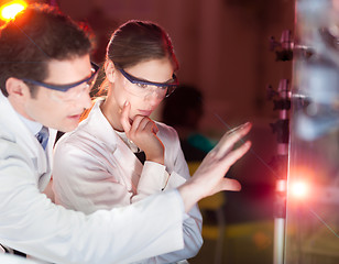 Image showing Engineers focusing on the discovery