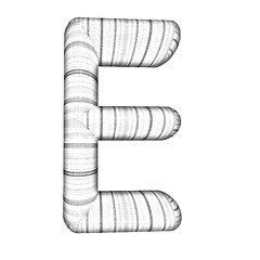 Image showing Wooden Alphabet. Letter 