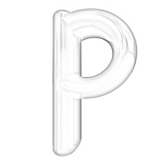 Image showing Alphabet on white background. Letter 