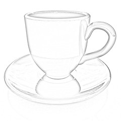 Image showing mug on a white