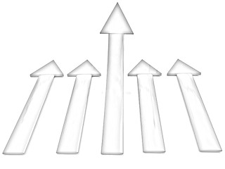 Image showing Onwards & Upwards Arrows