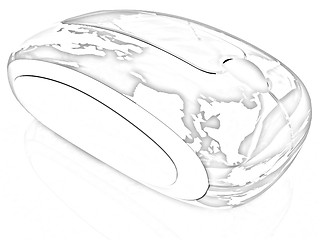 Image showing Globe Earth On line