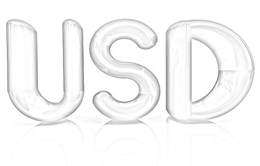 Image showing USD 3d text