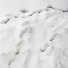 Image showing snow background texture