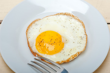Image showing egg sunny side up