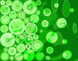 Image showing Green abstract