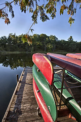 Image showing Canoe Rental Lake Huron