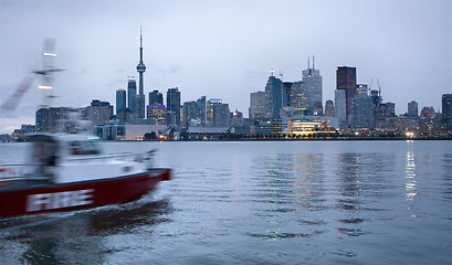Image showing Night Shot Toronto City
