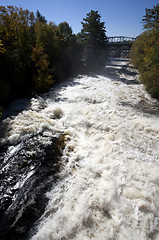 Image showing River Waterfall Bracebridge Ontario