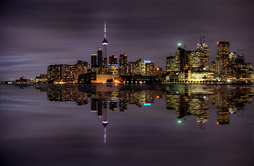 Image showing Night Shot Toronto City