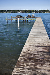 Image showing Docks on River