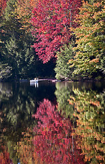 Image showing Lake in Autumn