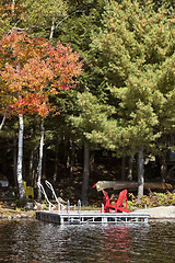 Image showing Lake in Autumn