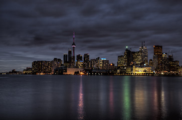 Image showing Night Shot Toronto City