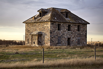 Image showing Old Abandoned Stone House